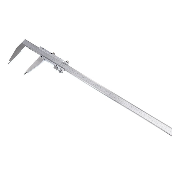 H & H Industrial Products Dasqua 0-600mm/0-24" 100mm Jaw Length Vernier Caliper With Fine Adj 1300-0010 - main